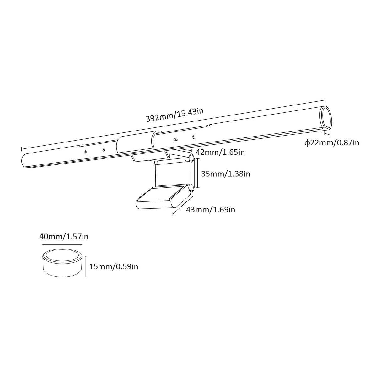 Archilight ScreenGlow Pro 40cm Monitor Lamp with Mini Remote - PHOTO 3